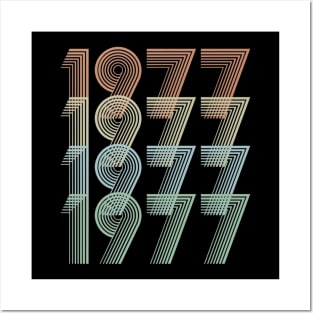 Vintage 1977 42nd Birthday Gift idea Men Women Posters and Art